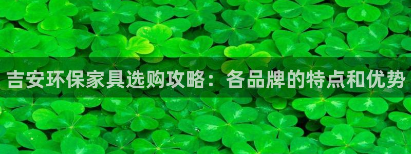 沐鸣2平台代理怎么赚钱快：吉安环保家具选购攻略：各品牌的特点