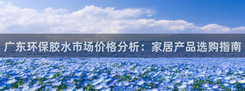 沐鸣2平台代理怎么赚钱的：广东环保胶水市场价格分析：家居产品